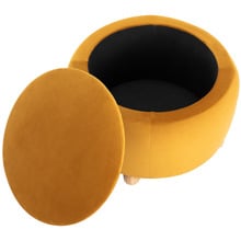 Tilly Velvet Storage Ottoman